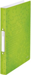 Ringband Leitz WOW A4 2-rings O-mech 32mm PP groen 1 Stuk