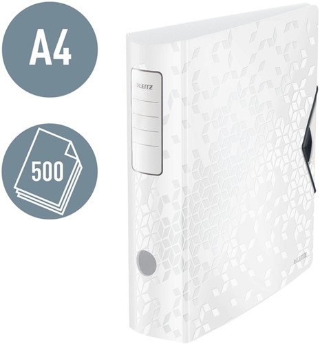 Ordner Leitz WOW active 180° 80mm PP A4 wit 1 Stuk-1