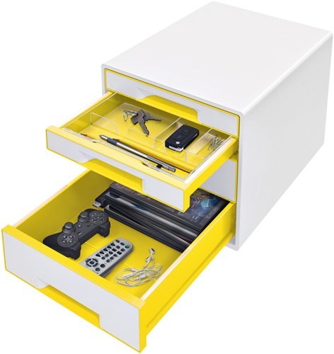 Ladenblok Leitz WOW 4 laden wit/geel 1 Stuk-2
