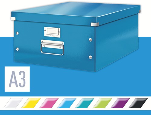 Opbergbox Leitz WOW Click Store 369x200x482mm bl 1 Stuk