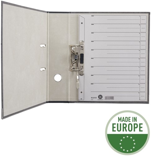 SCHEIDINGSBLADEN LEITZ 1650 KARTON A4 200GR GRIJS 100 Stuk-6