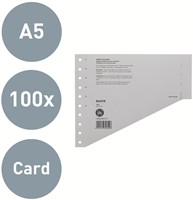 SCHEIDINGSBLADEN LEITZ 1651 KARTON A4 200GR GRIJS 100 Stuk-8