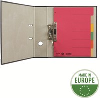 Tabbladen Leitz 4350 A4 4r karton 6dlg grijs 1 Stuk-8