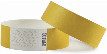 Polsband Combicraft Tyvek geel 100st 100 Stuk
