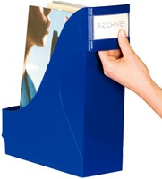 Tijdschriftencassette Leitz extra breed blauw 1 Stuk-3