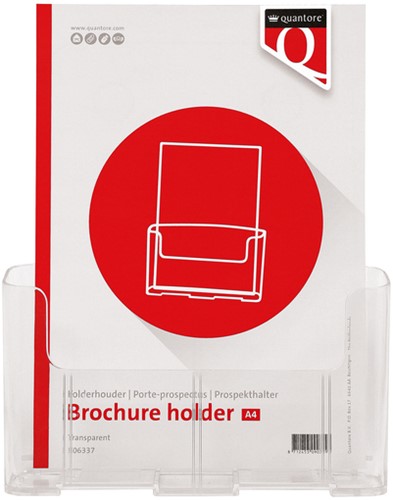 Folderhouder Quantore A4 transparant 1 Stuk