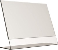 Kaarthouder Europel A4 L-standaard dwars acryl 1 Stuk-2