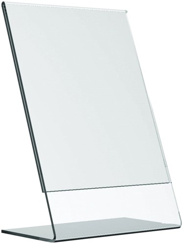Kaarthouder Europel A5 L-standaard staand acryl 1 Stuk-2
