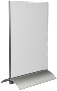 Kaarthouder Europel A5 T-standaard acryl alu 1 Stuk-2