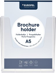 Folderhouder Europel wand A5 transparant 1 Stuk