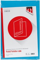 Vouwmap Quantore fo ongelijke zijde 250gr blauw 1 Stuk-2