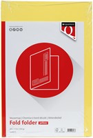 Vouwmap Quantore fo ongelijke zijde 250gr geel 1 Stuk-1