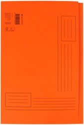 Vouwmap Quantore fo ongelijke zijde 250gr oranje 1 Stuk