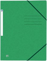 Elastomap Oxford Top File A4 3 kleppen 390gr groen 1 Stuk
