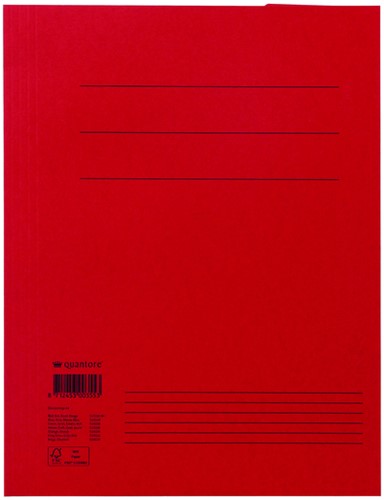 Dossiermap Quantore A4 300gr rood 1 Stuk