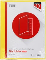 Dossiermap Quantore A4 250gr geel 1 Stuk-2