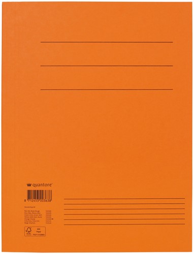 Dossiermap Quantore A4 300gr oranje 1 Stuk