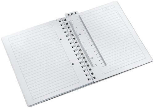 Notitieboek Leitz WOW A5 spiraal PP lijn blauw 1 Stuk-3