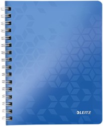 Notitieboek Leitz WOW A5 spiraal 160pg lijn bl 1 Stuk