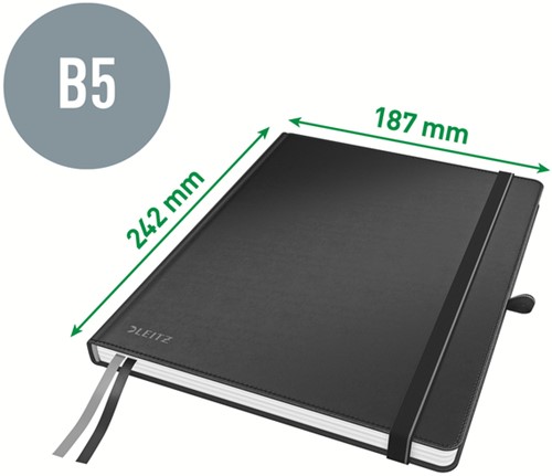 Notitieboek Leitz Complete 187x242 160blz lijn zw 1 Stuk-2