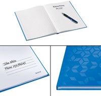 NOTITIEBOEK LEITZ WOW A4 LIJN 80V BLAUW 1 Stuk-2
