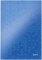 NOTITIEBOEK LEITZ WOW A4 LIJN 80V BLAUW 1 Stuk