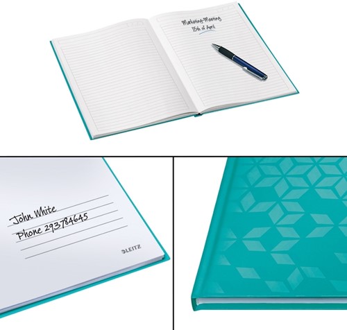 NOTITIEBOEK LEITZ WOW A4 IJSBLAUW 1 Stuk-4