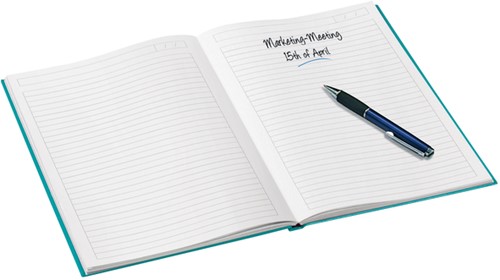 NOTITIEBOEK LEITZ WOW A4 IJSBLAUW 1 Stuk-2