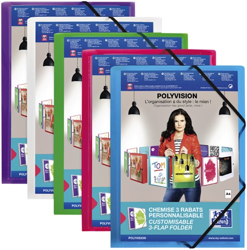 Elastomap Oxford Polyvision A4 incl insteektas tr 1 Stuk-2