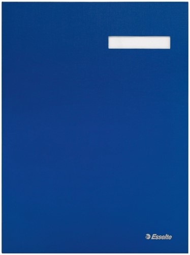 Vloeiboek Esselte karton 20tabs blauw 1 Stuk