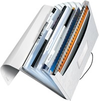 Sorteermap Leitz WOW A4 6vaks PP wit 1 Stuk-2