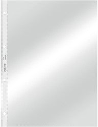 Showtas Leitz standaard 4-gaats PVC A4 glashelder 100 Stuk