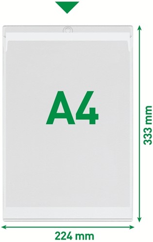 U-map met ophangoog Leitz Premium PVC A4 50st 50 Stuk-3