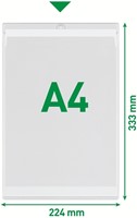 U-map met ophangoog Leitz Premium PVC A4 50st 50 Stuk-2