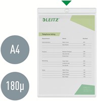U-map met ophangoog Leitz Premium PVC A4 50st 50 Stuk-1