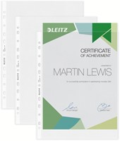 Showtas Leitz Premium 0.10mm PP A4 transparant 100 Stuk-5