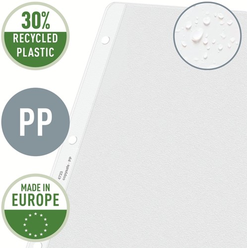 Showtas Leitz Premium PP A3 landscape transparant 50 Stuk-6