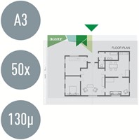Showtas Leitz Premium PP A3 landscape transparant 50 Stuk-1