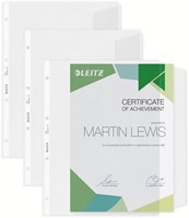 Showtas Leitz Premium met klep PP A4 transparant 50 Stuk-4