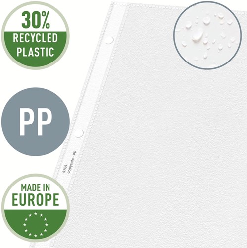 Showtas Leitz Premium met klep PP A4 transparant 50 Stuk-1