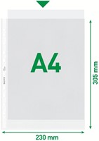 Showtas Leitz Premium 11-gaats PP A4 transparant 100 Stuk-12