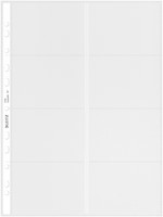 Showtas Leitz Premium visitekrt PP A4 glashelder 10 Stuk