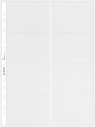 Showtas Leitz Premium visitekrt PP A4 glashelder 10 Stuk