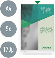 Harmonica showtas Leitz perforatie  A4 glashelder 5 Stuk-6