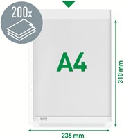 Showtas Leitz Premium PVC expansievouw glashelder 10 Stuk-2
