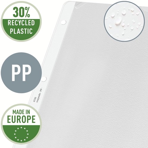 Showtas Leitz Premium 4-gaats PP A4 transparant 100 Stuk-3