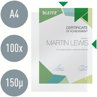 L-map Leitz Premium lasnaad PVC A4 transparant 100 Stuk-5