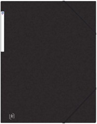 Elastomap Oxford Top File A3 3 kleppen 390gr zwart 1 Stuk