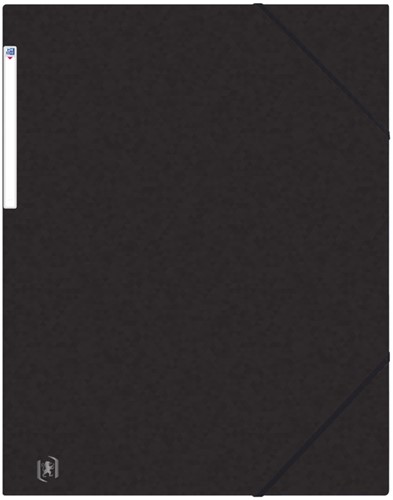 Elastomap Oxford Top File A3 3 kleppen 390gr zwart 1 Stuk