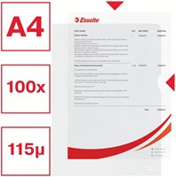 L-map Esselte standaard copy safe PP A4 tr 100 Stuk-4